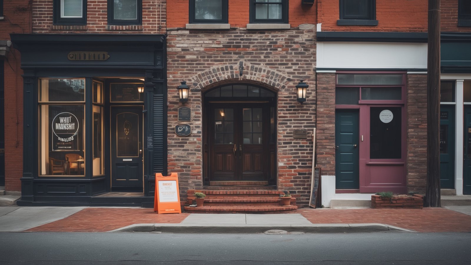 Professional masonry restoration work being performed on historic brick home exterior